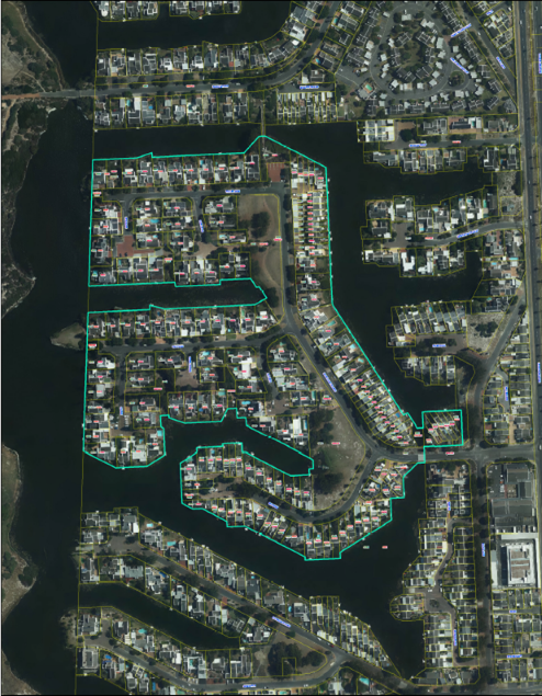 East Lake Island CID Aerial Map